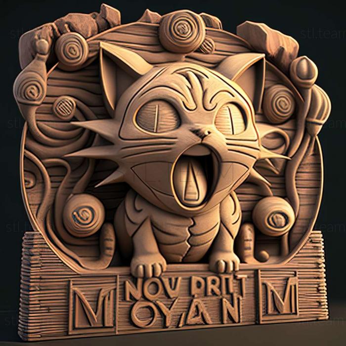 3D model Meowth Rules Lord Nyarths Island (STL)